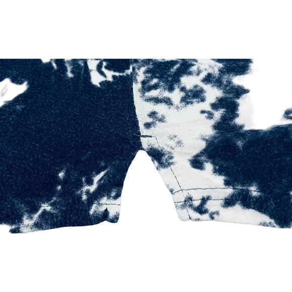 FILA SLEEPWEAR, MIDI LENGTH, WOMENS, 2X, NAVY BLUE & WHITE ABSTRACT PATTERN - Picture 8 of 9